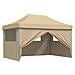 Tenda Party Beige 292 x 440 x 315 cm Tessuto Oxford - Foto miniatura 3