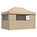 Tenda Party Beige 292 x 440 x 315 cm Tessuto Oxford - Foto miniatura 7