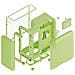 X50 MID TOWER CASE MATCHA MILK - Foto miniatura 4