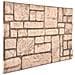 Pannelli da parete 10 pcs Beige 100 x 50 cm Schiuma EPS - Foto miniatura 3