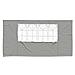 Parete per tenda da festa 2 pcs 400 x 195 cm Grigio Chiaro - Foto miniatura 3