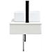 Lavabo da Parete Bianco 53 x 35 x 39 cm Legno ingegnerizzato - Foto miniatura 3