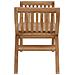 Panchina da giardino 2 -Seater 126 cm Legno di teak solido - Foto miniatura 4