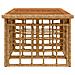 Tavolo da Giardino Naturale 100 x 55 x 37 cm Rattan PE e Vetro - Foto miniatura 4