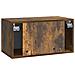 Mobile Porta TV da Muro Rovere Fumo 59,5 x 31 x 30 cm - Foto miniatura 6