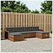Set divani con cuscino 6 pcs Legno di Acacia Massello - Foto miniatura 2