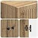 Set di armadi 2 pcs Rovere Artigianale 66 x 34,5 x 90 cm - Foto miniatura 7