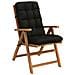 Cuscini per Sedia Alta in 4 Pezzi VIANEN 4 pcs 100% Poliestere - Foto miniatura 2