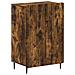 Mobile per scarpe ZWOLLE 59,5 x 39,5 x 91,5 cm Rovere Fumo - Foto miniatura 1