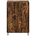 Mobile per scarpe ZWOLLE 59,5 x 39,5 x 91,5 cm Rovere Fumo - Foto miniatura 4