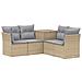 Set di divani 5 pz Beige e Grigio Chiaro - Foto miniatura 1