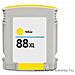 28ml Giallo Con Chip Hp Officejet Pro K550xxx-28 Ml # 88xl - Foto miniatura 1