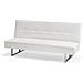 Divano Letto In Pelle Sintetica Bianca 189 Cm Derby Piccolo - Foto miniatura 2