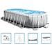 Set Piscina Ovale 610x305x122 Cm 26796gn Prism Frame - Foto miniatura 1