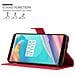 Cadorabo Custodia Compatibile Con Oneplus 5t In Rosso Carminio - Coperchio Protettiva Con Chiusura Magnetica, Funzione Stand E Tasca Per Le Carte - Foto miniatura 3
