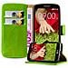 Custodia Compatibile Con Lg G2 Mini In Verde Erbe - Coperchio Protettiva Con Chiusura Magnetica, Funzione Stand E Tasca Per Le Carte - Foto miniatura 1