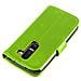 Custodia Compatibile Con Lg G2 Mini In Verde Erbe - Coperchio Protettiva Con Chiusura Magnetica, Funzione Stand E Tasca Per Le Carte - Foto miniatura 6