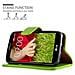 Custodia Compatibile Con Lg G2 Mini In Verde Erbe - Coperchio Protettiva Con Chiusura Magnetica, Funzione Stand E Tasca Per Le Carte - Foto miniatura 9