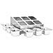 Supporto Gastronorm Con 6 Contenitori Gn 1/6 In Acciaio Inox - Foto miniatura 4
