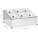 Supporto Gastronorm Con 6 Contenitori Gn 1/6 In Acciaio Inox - Foto miniatura 8