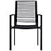 Sedie Da Giardino 2 Pz In Rattan Pvc Nero - Foto miniatura 3
