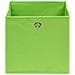 Contenitori 4 pz in Tessuto non Tessuto 28x28x28 cm Verde - Foto miniatura 4