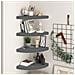 Scaffali Angolari A Parete 4 Pz Grigio Lucido 35x35x3,8 Cm Mdf - Foto miniatura 1