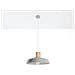 Sospensione A Soffitto 1 Luce Cupola Bianco, Legno Naturale, E27 - Foto miniatura 9