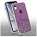 Cadorabo Custodia Compatibile Con Apple Iphone Xr In Viola Con Glitter - Coperchio Protettivo In Silicone Tpu Flessibile Con Glitter Scintillanti - Foto miniatura 3