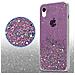 Cadorabo Custodia Compatibile Con Apple Iphone Xr In Viola Con Glitter - Coperchio Protettivo In Silicone Tpu Flessibile Con Glitter Scintillanti - Foto miniatura 5