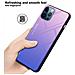 Custodia Compatibile Con Apple Iphone 12 / Iphone 12 Pro In Rosa - Blu - Coperchio Protettivo Bicolore In Vetro Temperato E Silicone Tpu - Foto miniatura 6