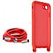 Cover Semirigida Per Iphone 7, 8, Se 2020/2022 Cordino Nylon 80 Cm Rossa - Foto miniatura 5