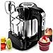 Hm3 Sbattitore Elettrico 300 W - Frusta Elettrica A Mano Con Base Per Accessori - 2 Fruste / 2 Ganci - 5 Velocità E Funzione Turbo - Ideale Per Dolci, Biscotti, Creme, Torte, Montare Uova - Foto miniatura 1