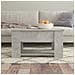 Tavolino Da Salotto Grigio Cemento 79x49x41cm Legno Multistrato - Foto miniatura 4