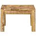 Tavolino Da Salotto 55x55x35 Cm In Legno Massello Di Mango - Foto miniatura 2