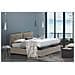 Letto Matrimoniale Lara, Letto Contenitore Con Rivestimento In Ecopelle, 100% Made In Italy, Apertura Frontale, Adatto Per Materasso Cm 160x190, Tortora - Foto miniatura 3