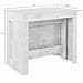 Tavolo Allungabile Martino, Consolle Allungabile Fino A 12 Posti, Tavolo Con Portallunghe, 100% Made In Italy, Cm 51/300x90h77, Bianco Lucido - Foto miniatura 3