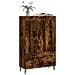 Credenza Rovere Fumo 69,5x31x115 Cm In Legno Multistrato - Foto miniatura 3