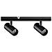 Illuminazione A Binario Moderna Stick Alluminio Nero Led 6w 3000k Ip20 - Foto miniatura 1