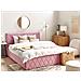 Letto Contenitore Velluto Rochefort 160 X 200 Cm Rosa - Foto miniatura 1