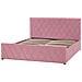 Letto Contenitore Velluto Rochefort 160 X 200 Cm Rosa - Foto miniatura 10