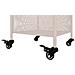 Carrello Torres - Beige - Metallo - 35x35x106 Cm - Foto miniatura 5