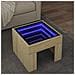 Tavolino Da Salotto Con Led Infinity Rovere Sonoma 40x40x30 Cm - Foto miniatura 1