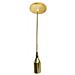 Portalampada Lampadario Sospensione Soffitto Pendente Vintage 2mt Jd02 Oro - Foto miniatura 1