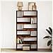 Libreria Rovere Fumo 100x33x187,5 Cm In Truciolato - Foto miniatura 3