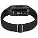 Cinturino Fitbit Inspire 3 In Nylon Elastico Black - Foto miniatura 5