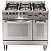 Cucina Elettrica PD96GVET /C 5 Fuochi a Gas Forno Elettrico Multifunzione Ventilato Dimensioni 90 cm Colore Acciaio Inox - Foto miniatura 1