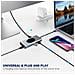 Adattatore Multiporta Hub Type-c 15 In 1 Con Hdmi, Vga, Ethernet, Usb C Pd - Foto miniatura 6