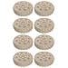 8 Copriruote Per Valigie Con Rotelle Caramel Brown Modello 3 - Foto miniatura 2
