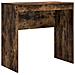 Scrivania Rovere affumicato Legno ingegnerizzato Compatta - Foto miniatura 1